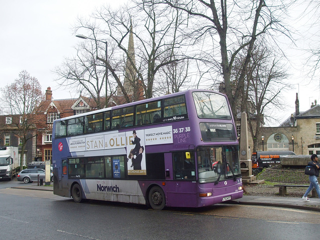 HFF: First Eastern Counties 32201 (LT52 WTF) in Norwich - 11 Jan 2019 (DSCF5807)