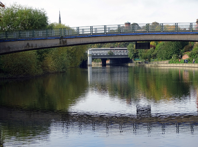 A bridge through a bridge