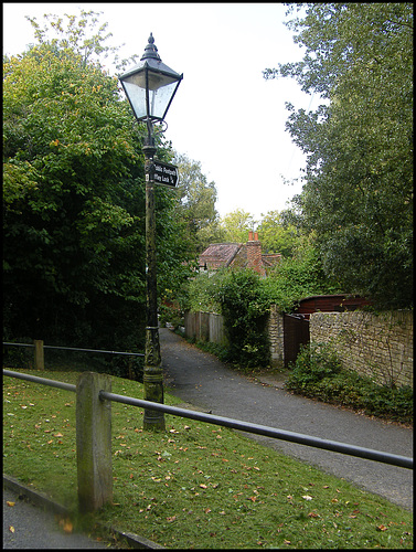 Mill Lane lamppost