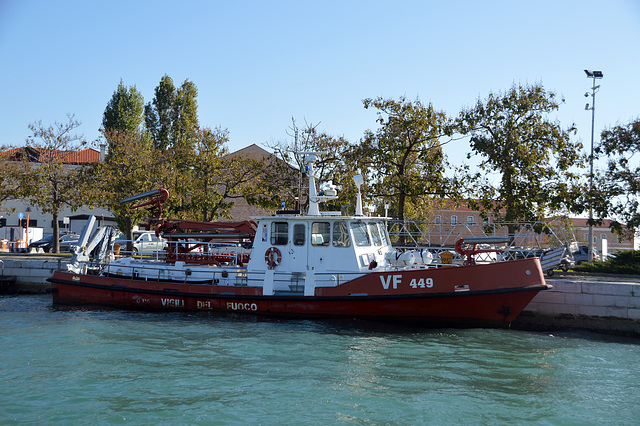 Feuerlöschboot VF 449 in Venedig