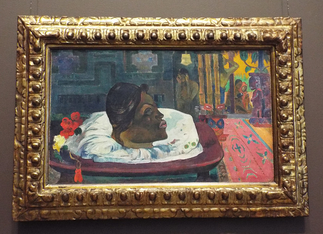 Arii Matamoe by Gauguin in the Getty Center, June 2016