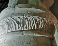 icklesham church, sussex (33)late c12 nave arcade capital c.1170