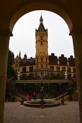Walls of  Schwerin castle Walls of  Schwerin castle