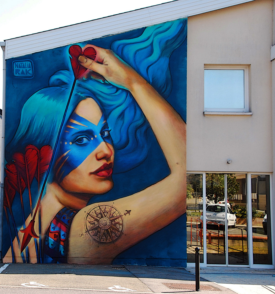 Fresque de Natalia  Rak , déjà postée en 2013 sous un angle différent .