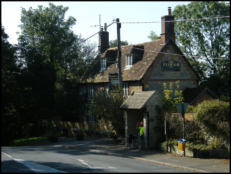 The Plough bus stop