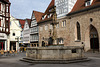 Maximilianbrunnen auf dem Marktplatz