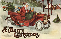 Santa and the Sporty Roadster