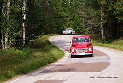 1967 Ford Taunus 17M och 1965 Volvo på Brudfjällsvägen. Veteran Classic Dalsland. 8.Aug.2015. 58°52′43″N 12°24′17″E (approx. address: Brudfjällsvägen, 660 10 Dals Långed, Sverige)