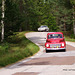 1967 Ford Taunus 17M och 1965 Volvo på Brudfjällsvägen. Veteran Classic Dalsland. 8.Aug.2015. 58°52′43″N 12°24′17″E (approx. address: Brudfjällsvägen, 660 10 Dals Långed, Sverige)