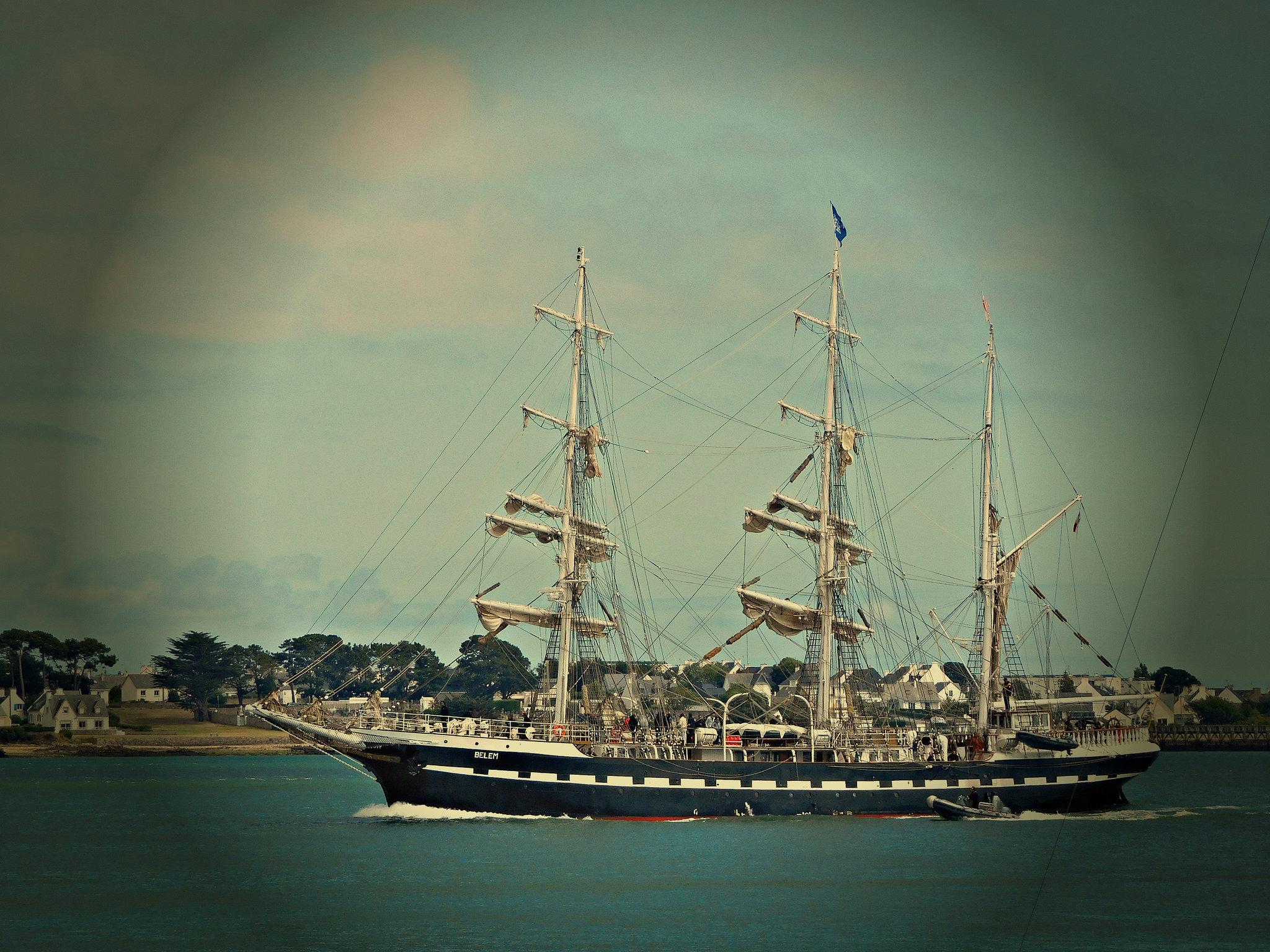 le belem,, retour au port