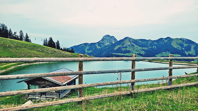 Blick zum Wendelstein