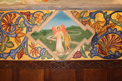 Phoebe Anna Traquair Murals of c1905, St Peter's Church, Clayworth, Nottinghamshire