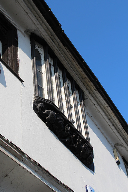 Detail of window, Coopers Building, St Mary' Street, Bungay, Suffolk