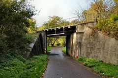 Markenweg, Eisenbahnbrücke (Hamm-Bockum-Hövel) / 13.10.2019