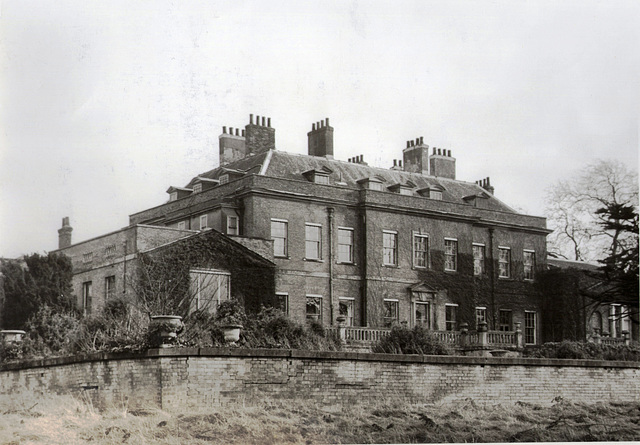 Ossington Hall, Nottinghamshire (Demolished c1964)