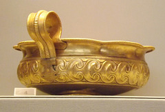 Gold Cup from Midea in the National Archaeological Museum of Athens, June 2014