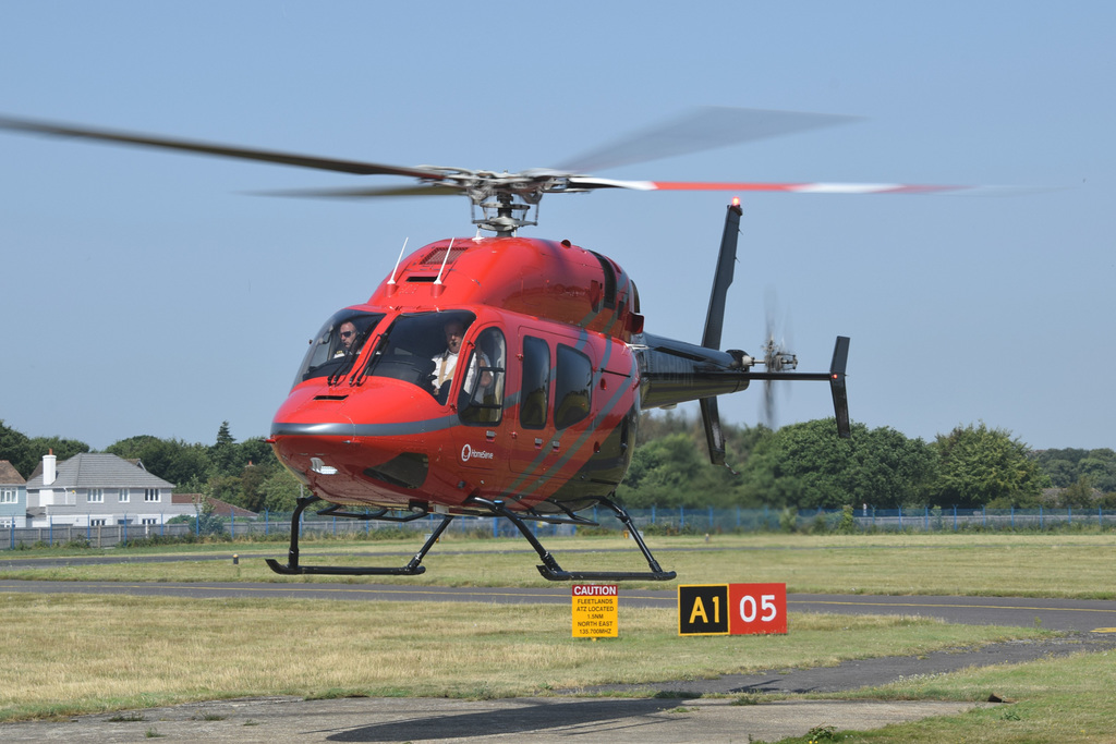 G-HPIN departing from Solent Airport (2) - 25 July 2019