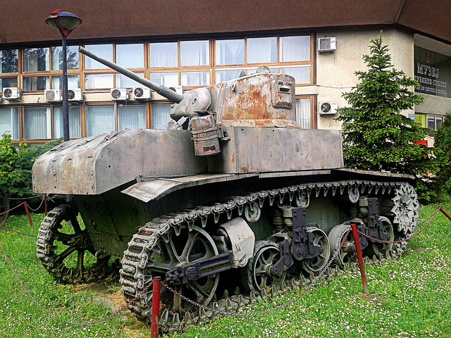 And this tank contributed to Victory Day