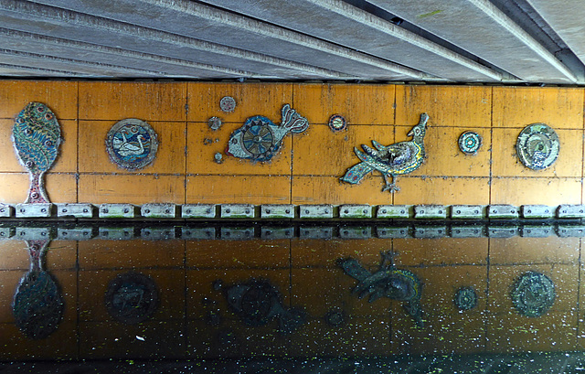 Mosaics under the bridge