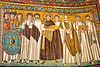 Ravenna 2017 – Basilica of San Vitale – Emperor Justinian with entourage