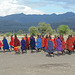 The Beginning of the Maasai Dance Performance
