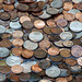 Detail of the Coins in the Fountain in the Greek and Roman Department of the Metropolitan Museum of Art, May 2011