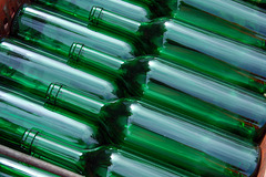 Wroxeter green bottles