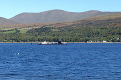Submarine On The Gare Loch