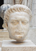 Portrait of Domitian in the Archaeological Museum of Madrid, October 2022