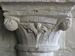 icklesham church, sussex (21)capital on the early c13 blind arcade in the s.e. chapel