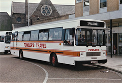 Fowlers Travel F257 CEW in King's Lynn – 14 August 1989 (94-23)