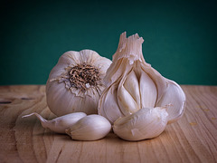 Still Life with Garlic cloves.