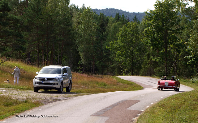 Brudfjällsvägen. Veteran Classic Dalsland. 8.Aug.2015. 58°52′43″N 12°24′17″E (approx. address: Brudfjällsvägen, 660 10 Dals Långed, Sverige)