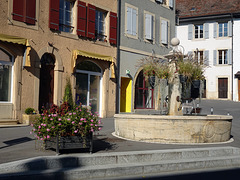 Brunnen in der Altstadt La Sarraz