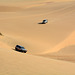 Namibia, Jeep Slalom in the Sands of the Namib Desert