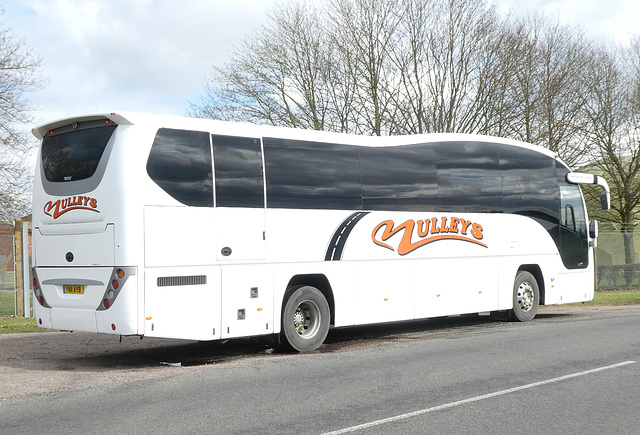 Mulleys Motorways YN11 AYB near Honington - 25 Mar 2023 (P1140789)