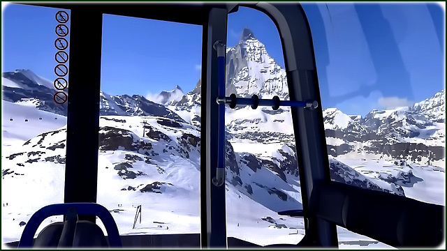 Zermatt : quanti 'divieti'  sulla funivia ! il Cervino si può ammirare !!