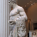 Detail of a Marble Statue of a Youthful Herakles in the Metropolitan Museum of Art, January 2012