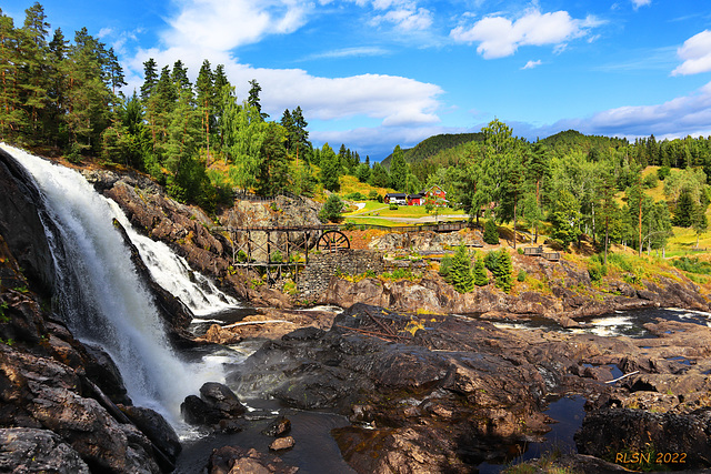 Haugfoss Wasserfall