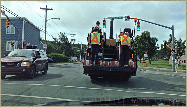 Truck's arse