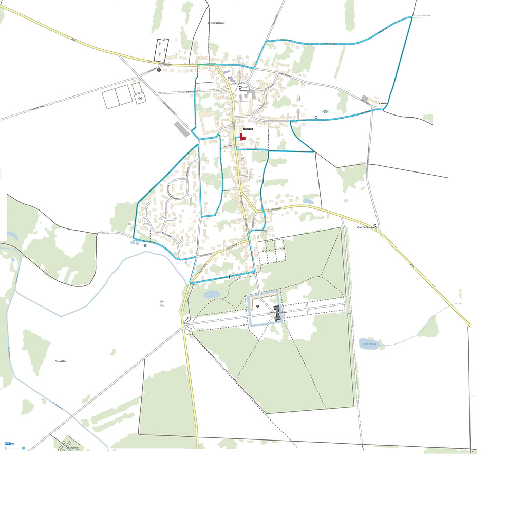 Promenade dans Bombon par les chemins (variante) - 4,9 km