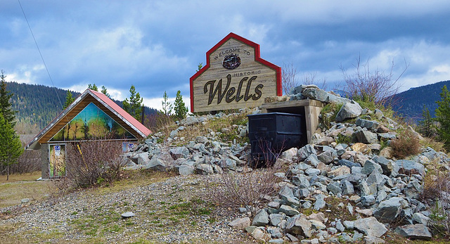 At the end of the Barkerville Highway