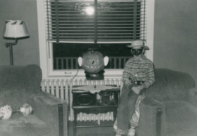 The Lone Ranger with an Eerie Jack-O'-Lantern, Halloween, 1954