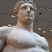 Detail of a Marble Statue of a Youthful Herakles in the Metropolitan Museum of Art, January 2012