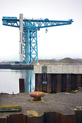 Titan Crane on the Site of John Brown's Shipyard, River Clyde, Clydebank