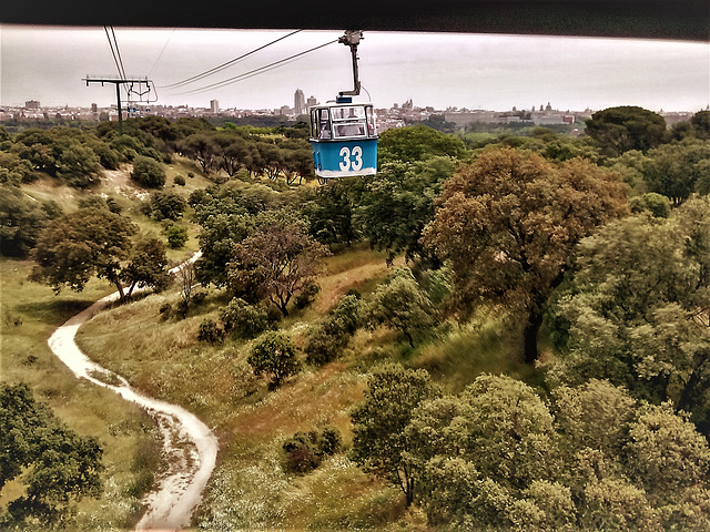 Teleferico, Casa De Campo, Madrid.