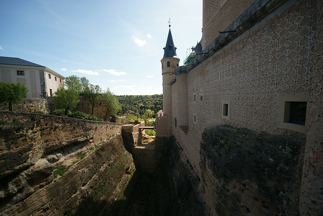 Alcazar Moat And Drawbridge