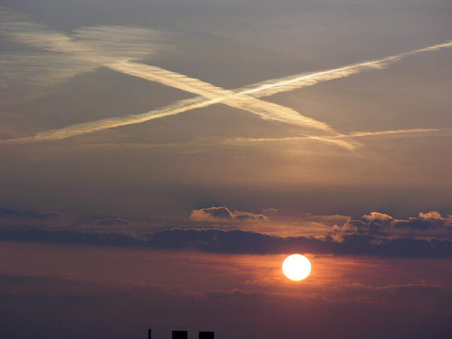 Abendhimmel Richtung Kattwyk