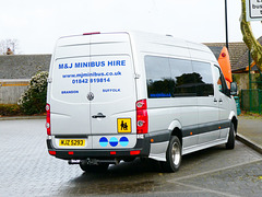 M & J Minibus Hire MJZ 5293 in Mildenhall - 14 Mar 2019 (P1000565)