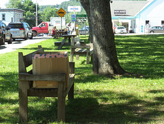 Irving Mini-Mart from the park